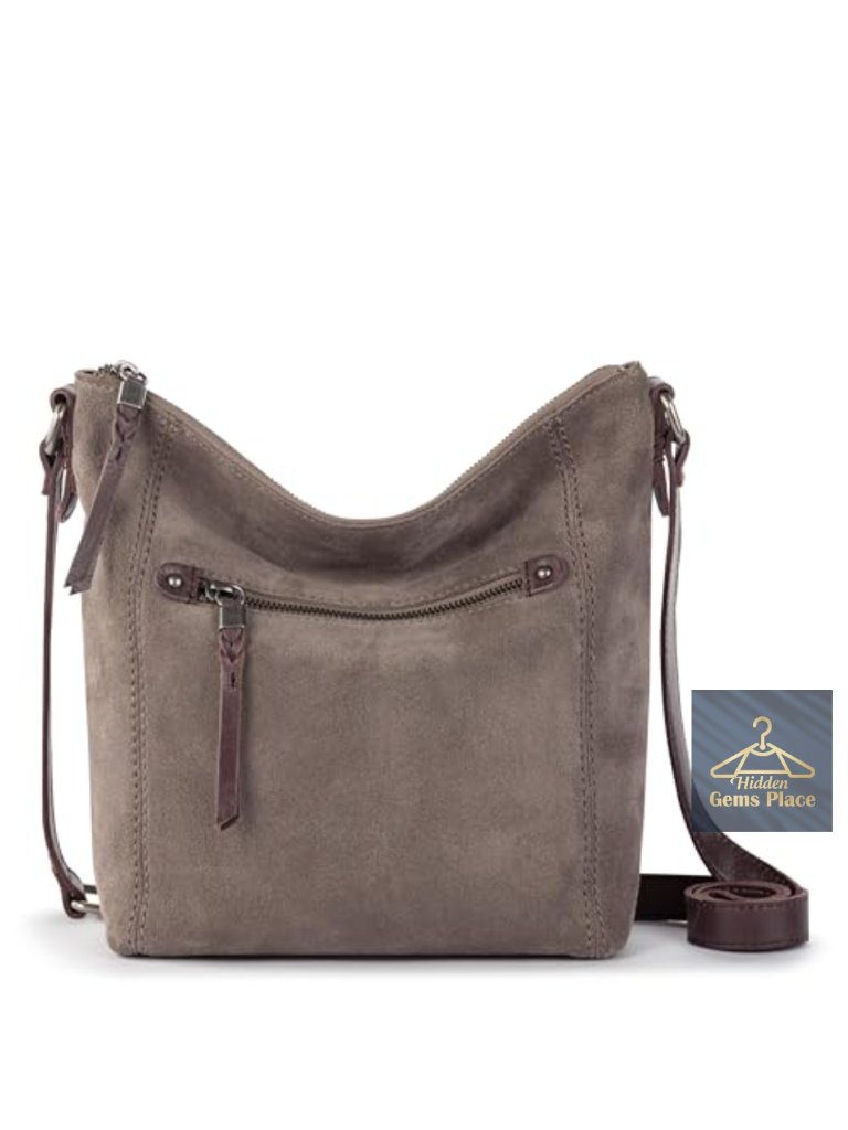 The Sak Crossbody Leather Purse Adjustable Strap Travel Handbag Women